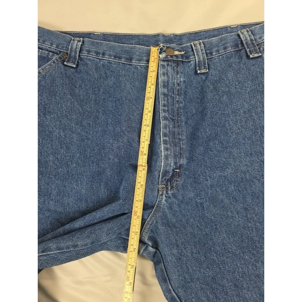 Wrangler Jeans Mens Carpenter 44x32 Blue Relaxed Baggy